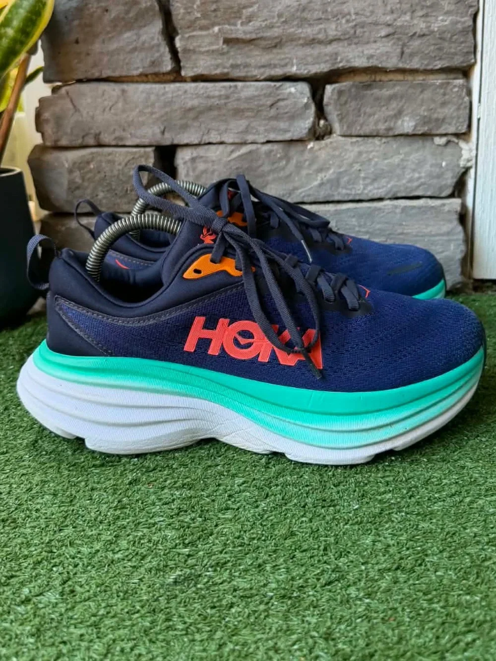 Hoka One One mesh upper